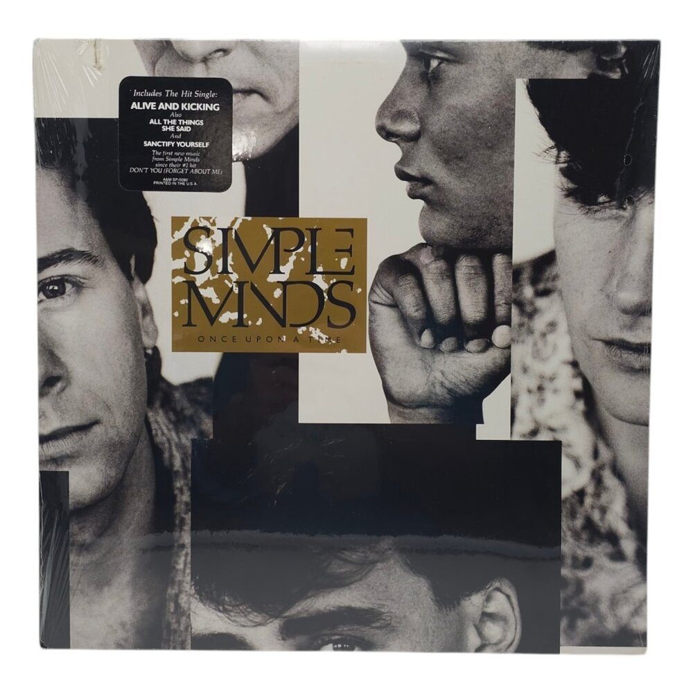 Simple Minds Once Upon a Time Vinyl LP SEALED A&M SP 5092 Sanctify Yourself 1985